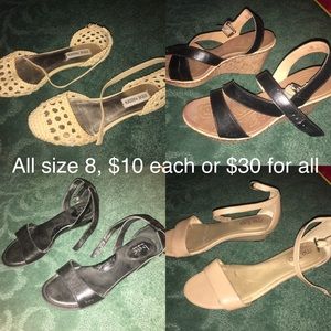 Multiple pairs of shoes